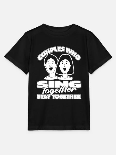 Chorleiter Paar - Stanley/Stella Kinder T-Shirt MINI CREATOR - Schwarz