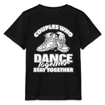 Couple professeur de danse - T-shirt bio MINI CREATOR Stanley/Stella Enfant - noir - Devant - Mikhail (115cm)