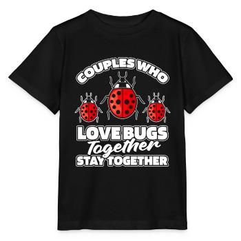 Entomologie Entomologe Insekt Paar - Stanley/Stella Kinder T-Shirt MINI CREATOR  - Schwarz - Vorne - Mikhail (115cm)
