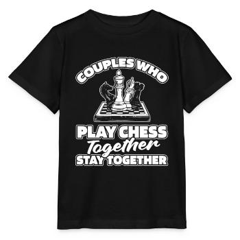 Chess Pair - Stanley/Stella MINI CREATOR Kids’ T-Shirt - black - Front - Mikhail (115cm)