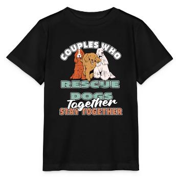 Dog Rescue Dog Pair - Stanley/Stella MINI CREATOR Kids’ T-Shirt - black - Front - Mikhail (115cm)