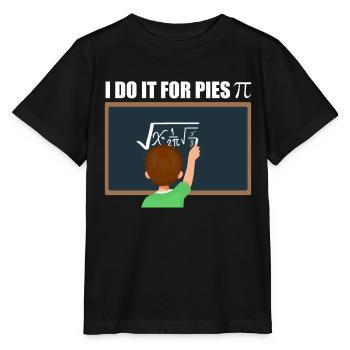Calcul mathématique Pi - T-shirt bio MINI CREATOR Stanley/Stella Enfant - noir - Devant - Mikhail (115cm)