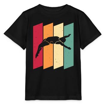 Plongeurs plongeurs - T-shirt bio MINI CREATOR Stanley/Stella Enfant - noir - Devant - Mikhail (115cm)