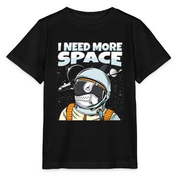 Orca Whale Killer Whale Killer Whale Astronaut - Stanley/Stella MINI CREATOR Kids’ T-Shirt - black - Front - Mikhail (115cm)