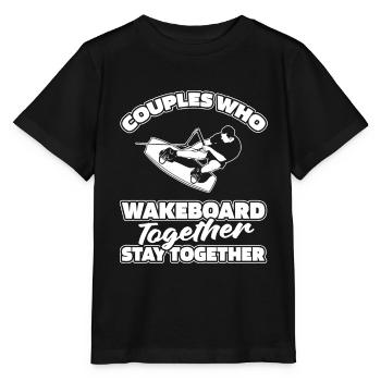 Wakeboard Wakeboarder Couple - T-shirt bio MINI CREATOR Stanley/Stella Enfant - noir - Devant - Mikhail (115cm)