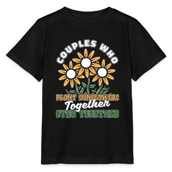 Sunflower Pair - Stanley/Stella MINI CREATOR Kids’ T-Shirt - black - Front - Mikhail (115cm)