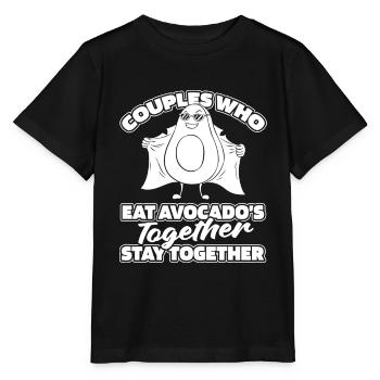Avocado Paar - Stanley/Stella Kinder T-Shirt MINI CREATOR  - Schwarz - Vorne - Mikhail (115cm)