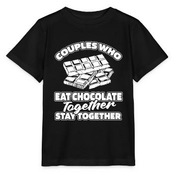 Chocolate Chocolate Pair - Stanley/Stella MINI CREATOR Kids’ T-Shirt - black - Front - Mikhail (115cm)