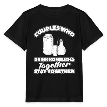 Kombucha pair - Stanley/Stella MINI CREATOR Kids’ T-Shirt - black - Front - Mikhail (115cm)
