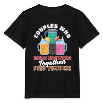 Smoothie Pair - Stanley/Stella MINI CREATOR Kids’ T-Shirt - black - Front - Mikhail (115cm)