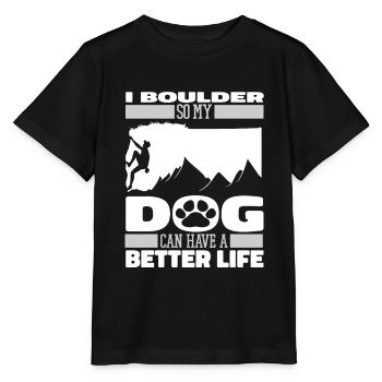 Bloc Chien de bloc - T-shirt bio MINI CREATOR Stanley/Stella Enfant - noir - Devant - Mikhail (115cm)