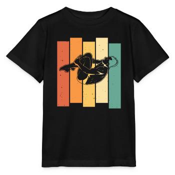 Plongeurs plongeurs - T-shirt bio MINI CREATOR Stanley/Stella Enfant - noir - Devant - Mikhail (115cm)