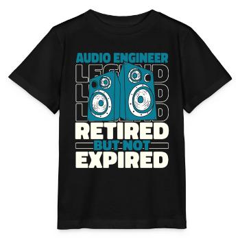 Sound Engineer Retired Sound Engineer - Stanley/Stella MINI CREATOR Kids’ T-Shirt - black - Front - Mikhail (115cm)