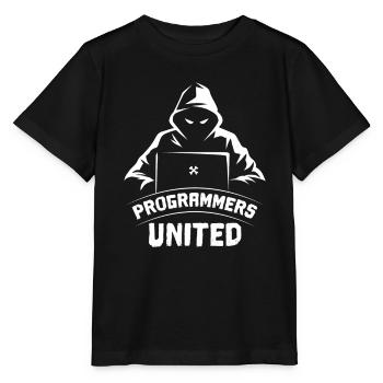 Developer Coder Programmer - Stanley/Stella MINI CREATOR Kids’ T-Shirt - black - Front - Mikhail (115cm)