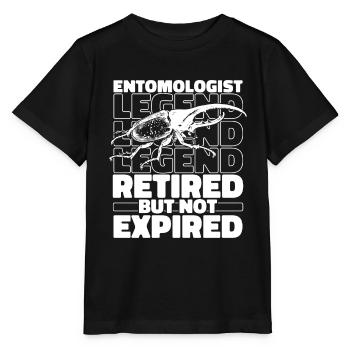 Entomologie Entomologe Insekt Im Ruhestand - Stanley/Stella Kinder T-Shirt MINI CREATOR  - Schwarz - Vorne - Mikhail (115cm)