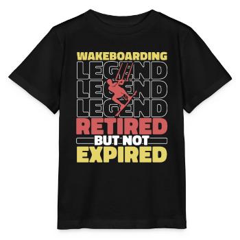 Wakeboarder retraité - T-shirt bio MINI CREATOR Stanley/Stella Enfant - noir - Devant - Mikhail (115cm)