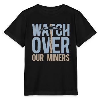 Ingénieur Pioche Ingénieur Minier - T-shirt bio MINI CREATOR Stanley/Stella Enfant - noir - Devant - Mikhail (115cm)