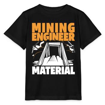 Ingénieur Ingénieur Minier - T-shirt bio MINI CREATOR Stanley/Stella Enfant - noir - Devant - Mikhail (115cm)