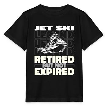 Jet Ski Im Ruhestand - Stanley/Stella Kinder T-Shirt MINI CREATOR  - Schwarz - Vorne - Mikhail (115cm)