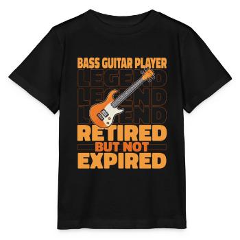 Bassist Bass Gitarre Basser Im Ruhestand - Stanley/Stella Kinder T-Shirt MINI CREATOR  - Schwarz - Vorne - Mikhail (115cm)