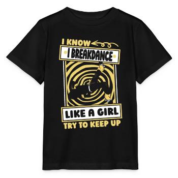Breakdance Breakdancer Breakdance Drôle - T-shirt bio MINI CREATOR Stanley/Stella Enfant - noir - Devant - Mikhail (115cm)