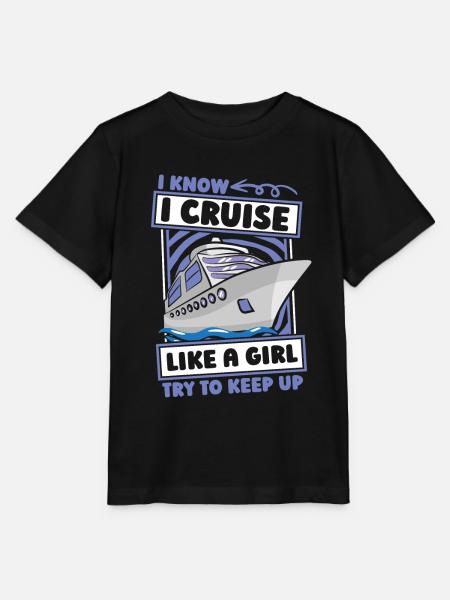 Kreuzfahrtschiff Mädchen - Stanley/Stella Kinder T-Shirt MINI CREATOR  - Schwarz