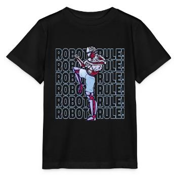 Robotique Ai Robot - T-shirt bio MINI CREATOR Stanley/Stella Enfant - noir - Devant - Mikhail (115cm)