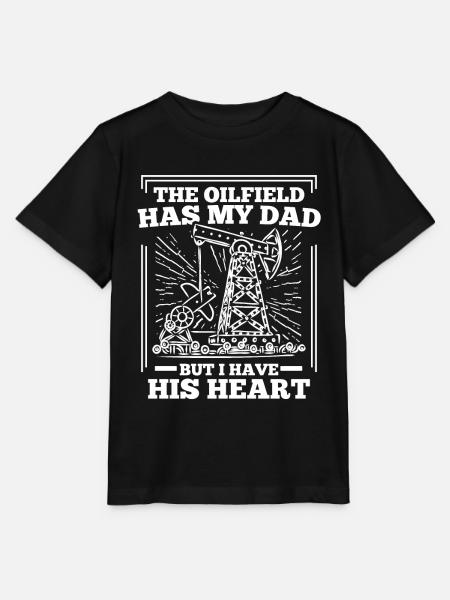 Ölfeld Bohrinsel Papa - Stanley/Stella Kinder T-Shirt MINI CREATOR - Schwarz