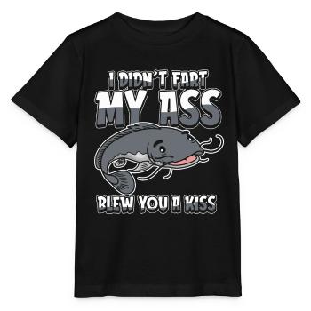 Wels Je n’ai pas pété mes fesses t’a soufflé un baiser - T-shirt bio MINI CREATOR Stanley/Stella Enfant - noir - Devant - Mikhail (115cm)
