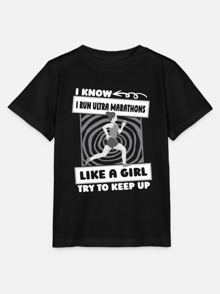 Ultramarathon Mädchen - Stanley/Stella Kinder T-Shirt MINI CREATOR - Schwarz