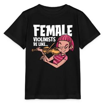 Violon Violon - T-shirt bio MINI CREATOR Stanley/Stella Enfant - noir - Devant - Mikhail (115cm)