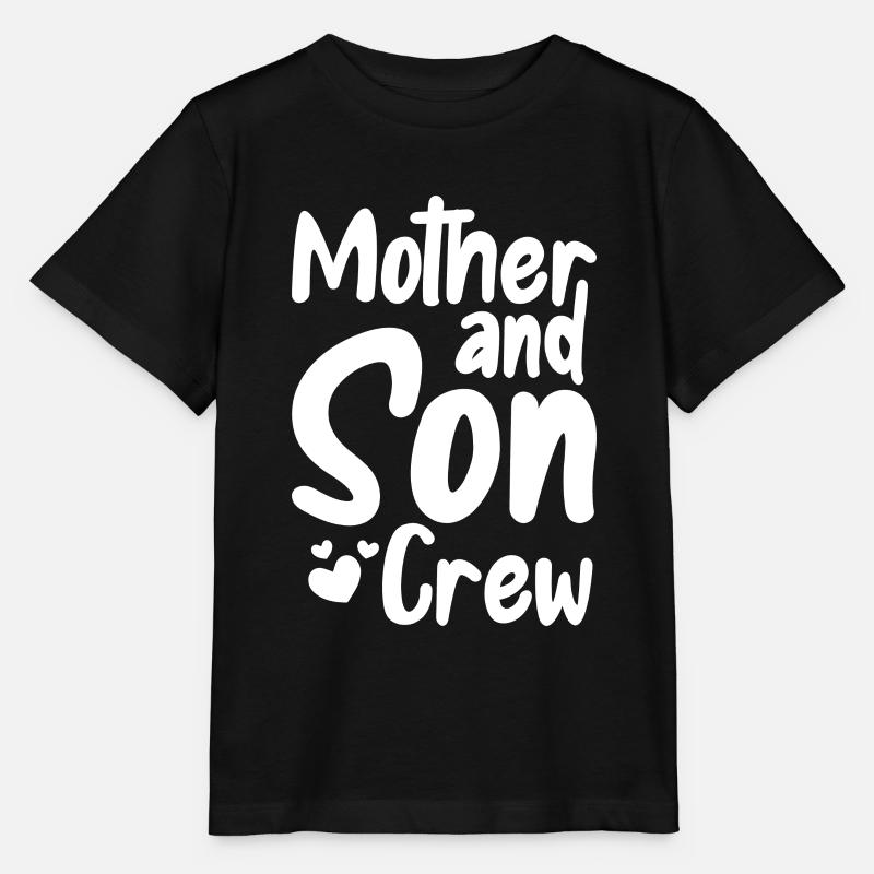 Mama Mutter Sohn - Stanley/Stella Kinder T-Shirt MINI CREATOR  - Schwarz