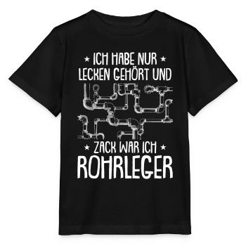 Rohrleitungsbauer Komisch - Stanley/Stella Kinder T-Shirt MINI CREATOR  - Schwarz - Vorne - Mikhail (115cm)
