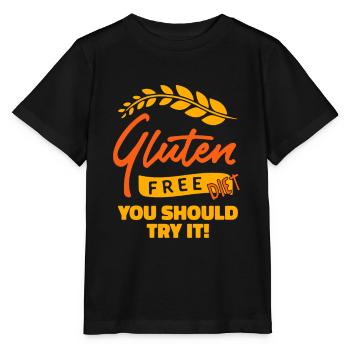 Glutenfrei - Stanley/Stella Kinder T-Shirt MINI CREATOR  - Schwarz - Vorne - Mikhail (115cm)