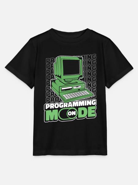 Entwickler Coder Programmierer Computer - Stanley/Stella Kinder T-Shirt MINI CREATOR - Schwarz