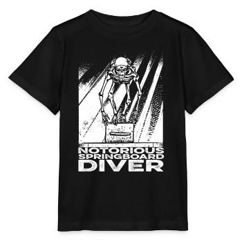 Diving Diving Skeleton - Stanley/Stella MINI CREATOR Kids’ T-Shirt - black - Front - Mikhail (115cm)