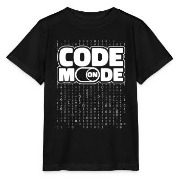 Programmeur Codeur développeur - T-shirt bio MINI CREATOR Stanley/Stella Enfant - noir - Devant - Mikhail (115cm)