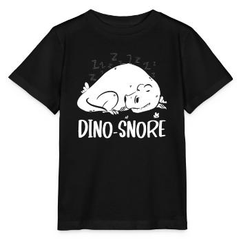Dinosaurs Snoring Adult Dinosaurs - Stanley/Stella MINI CREATOR Kids’ T-Shirt - black - Front - Mikhail (115cm)
