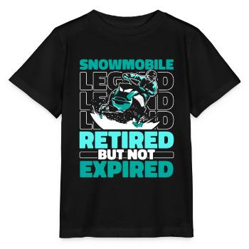 Snowmobile Snowmobiles Retired - Stanley/Stella MINI CREATOR Kids’ T-Shirt - black - Front - Mikhail (115cm)