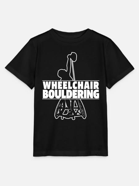 Bouldern Bouldering Rollstuhl - Stanley/Stella Kinder T-Shirt MINI CREATOR - Schwarz