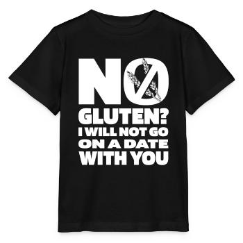 Sarcasme sans gluten - T-shirt bio MINI CREATOR Stanley/Stella Enfant - noir - Devant - Mikhail (115cm)