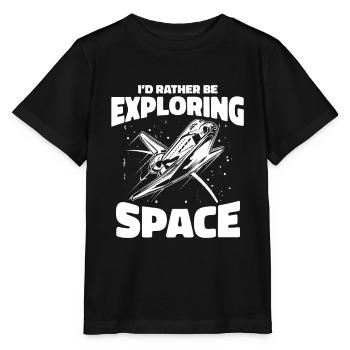 Espace Espace Sarcastique - T-shirt bio MINI CREATOR Stanley/Stella Enfant - noir - Devant - Mikhail (115cm)
