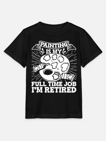 Maler Lackierer Palette - Stanley/Stella Kinder T-Shirt MINI CREATOR - Schwarz