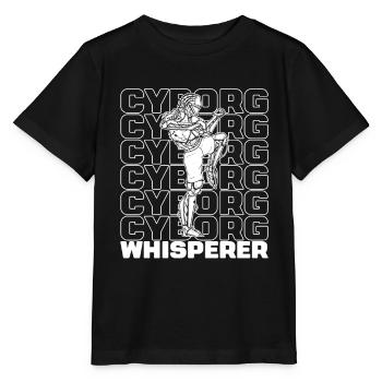Robotik Ai Roboter Cyborg - Stanley/Stella Kinder T-Shirt MINI CREATOR  - Schwarz - Vorne - Mikhail (115cm)