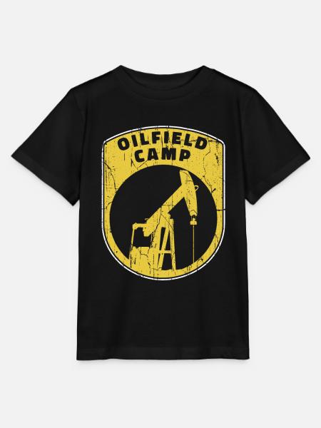 Ölfeld Bohrinsel Lager - Stanley/Stella Kinder T-Shirt MINI CREATOR  - Schwarz