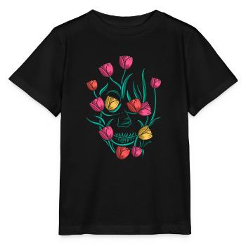 Tulipes Tulipes - T-shirt bio MINI CREATOR Stanley/Stella Enfant - noir - Devant - Mikhail (115cm)