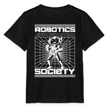 Robotique Ai Robot - T-shirt bio MINI CREATOR Stanley/Stella Enfant - noir - Devant - Mikhail (115cm)