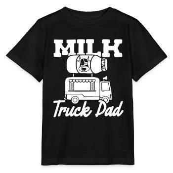 Lait de vache Wagon de lait de père - T-shirt bio MINI CREATOR Stanley/Stella Enfant - noir - Devant - Mikhail (115cm)