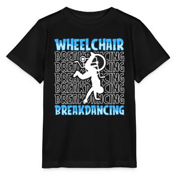 Breakdance Breakdancer Breakdance Fauteuil roulant - T-shirt bio MINI CREATOR Stanley/Stella Enfant - noir - Devant - Mikhail (115cm)