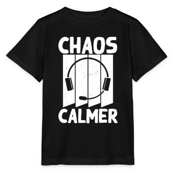 Emergency call control center operations center headset - Stanley/Stella MINI CREATOR Kids’ T-Shirt - black - Front - Mikhail (115cm)